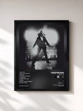 #noir Tableau de l'album Rock On de Teddybears, cadre noir, imprimé et encadré en France