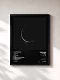 #noir Tableau de l'album Lanterns de Son Lux, cadre noir, imprimé et encadré en France