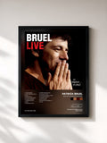 #noir Tableau de l'album Des souvenirs ensemble de Patrick Bruel, cadre noir, imprimé et encadré en France