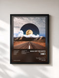 #noir Tableau de l'album Meet You There de Walk Off the Earth, cadre noir, imprimé et encadré en France