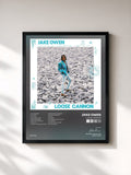 #noir Tableau de l'album Loose Cannon de Jake Owen, cadre noir, imprimé et encadré en France