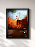 #noir Tableau de l'album TAROT: Del cielo al infierno de KHEA, cadre noir, imprimé et encadré en France