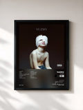 #noir Tableau de l'album Yuzmv de YUZMV, cadre noir, imprimé et encadré en France