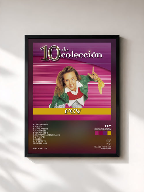 Fey · 10 De Colección — Affiche encadrée