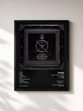 #noir Tableau de l'album 20&2 - The 9th Album de TVXQ!, cadre noir, imprimé et encadré en France