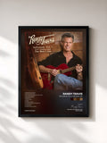 #noir Tableau de l'album Influence, Vol. 1: The Man I Am de Randy Travis, cadre noir, imprimé et encadré en France