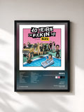 #noir Tableau de l'album 40 Years Of Fuckin' Up: Soundtrack + Score de NOFX, cadre noir, imprimé et encadré en France