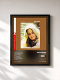 #noir Tableau de l'album Rest on Me (Remastered) de Kim Carnes, cadre noir, imprimé et encadré en France