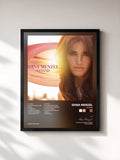 #noir Tableau de l'album I Stand de Idina Menzel, cadre noir, imprimé et encadré en France
