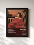 #noir Tableau de l'album Still The One de Shania Twain, cadre noir, imprimé et encadré en France