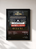 #noir Tableau de l'album Antes y Ahora (35 Aniversario) (Deluxe) de La Adictiva, cadre noir, imprimé et encadré en France