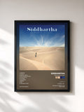 #noir Tableau de l'album MEMORIA FUTURO de Siddhartha, cadre noir, imprimé et encadré en France