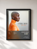 #noir Tableau de l'album Ch. 1 Vs. 1 de Cynthia Erivo, cadre noir, imprimé et encadré en France