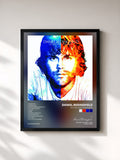 #noir Tableau de l'album Second First Impression de Daniel Bedingfield, cadre noir, imprimé et encadré en France
