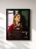 #noir Tableau de l'album Kiddo de Tove Styrke, cadre noir, imprimé et encadré en France