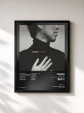 #noir Tableau de l'album Poemusic (The Original & the Very First Recording) de Yiruma, cadre noir, imprimé et encadré en France