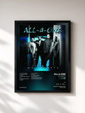 #noir Tableau de l'album No Regrets de All-4-One, cadre noir, imprimé et encadré en France