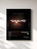 #noir Tableau de l'album Burnin' Sneakers de Bomfunk MC's, cadre noir, imprimé et encadré en France