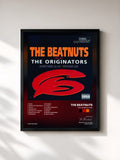 #noir Tableau de l'album The Originators de The Beatnuts, cadre noir, imprimé et encadré en France