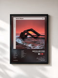 #noir Tableau de l'album Anjunabeats Volume 14 de Above & Beyond, cadre noir, imprimé et encadré en France