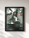 #noir Tableau de l'album DAHLIA de X JAPAN, cadre noir, imprimé et encadré en France