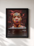 #noir Lil Herb: Lil Heroin Edition von G Herbo als gerahmter Kunstdruck, schwarzer Rahmen, gedruckt und gerahmt in Frankreich