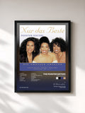 #noir Tableau de l'album Nur das Beste de The Pointer Sisters, cadre noir, imprimé et encadré en France