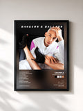 #noir Tableau de l'album Bangers & Ballads de Example, cadre noir, imprimé et encadré en France