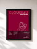 #noir Tableau de l'album Jonge Wolven de Clouseau, cadre noir, imprimé et encadré en France