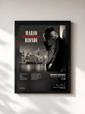 #noir Tableau de l'album Crooning Undercover de Mario Biondi, cadre noir, imprimé et encadré en France