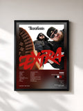 #noir Tableau de l'album BRAVA GENTE - EXTRA de Ensi, cadre noir, imprimé et encadré en France
