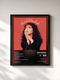 #noir Tableau de l'album Rachel@Pianoland de Rae Morris, cadre noir, imprimé et encadré en France
