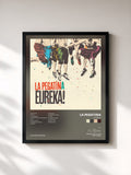 #noir Tableau de l'album Eureka! de La Pegatina, cadre noir, imprimé et encadré en France