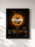 #noir CONTROVERSIA by Alok Vol. 005 by Alok as a framed art print, black frame, printed and framed in France
