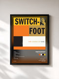 #noir Tableau de l'album The Legend Of Chin de Switchfoot, cadre noir, imprimé et encadré en France