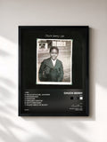 #noir Tableau de l'album Bio de Chuck Berry, cadre noir, imprimé et encadré en France
