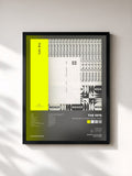 #noir Tableau de l'album Notes On A Conditional Form de The 1975, cadre noir, imprimé et encadré en France