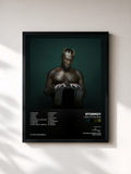 #noir Tableau de l'album Heavy Is The Head de Stormzy, cadre noir, imprimé et encadré en France