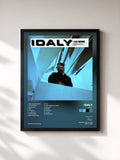 #noir Tableau de l'album IDALY de Idaly, cadre noir, imprimé et encadré en France