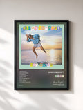 #noir Tableau de l'album Hot Water de Jimmy Buffett, cadre noir, imprimé et encadré en France