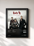 #noir Tableau de l'album On This Winter's Night (Deluxe) de Lady A, cadre noir, imprimé et encadré en France