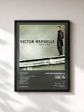 #noir Tableau de l'album Instinto Y Deseo de Victor Manuelle, cadre noir, imprimé et encadré en France
