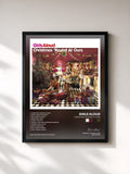 #noir Tableau de l'album Christmas 'Round At Ours de Girls Aloud, cadre noir, imprimé et encadré en France