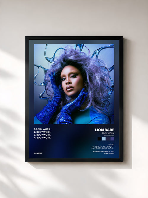 LION BABE · Body Work (Instrumentals) — Affiche encadrée