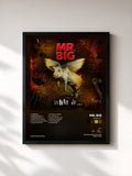 #noir Tableau de l'album What If... de Mr. Big, cadre noir, imprimé et encadré en France