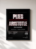 #noir Tableau de l'album Aristotle de Plies, cadre noir, imprimé et encadré en France