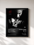 #noir Tableau de l'album Rae Rae's Son de Stunna 4 Vegas, cadre noir, imprimé et encadré en France