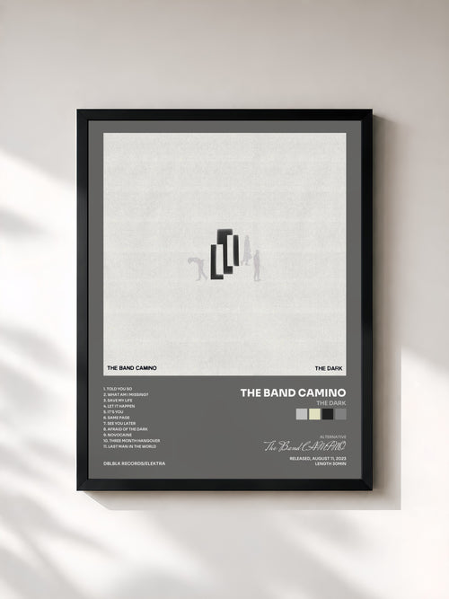 The Band CAMINO · The Dark — Affiche encadrée