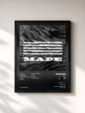 #noir Tableau de l'album MADE de Bigbang, cadre noir, imprimé et encadré en France