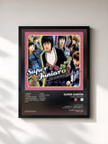 #noir Tableau de l'album Super Junior 05 de SUPER JUNIOR, cadre noir, imprimé et encadré en France